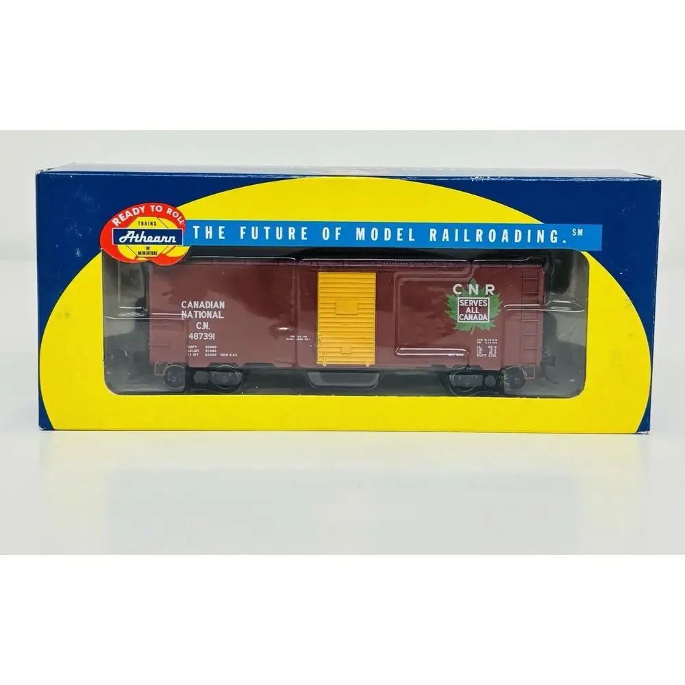 Athearn HO Canadian National 40' Youngstown Door Box Car #487391 70374 New